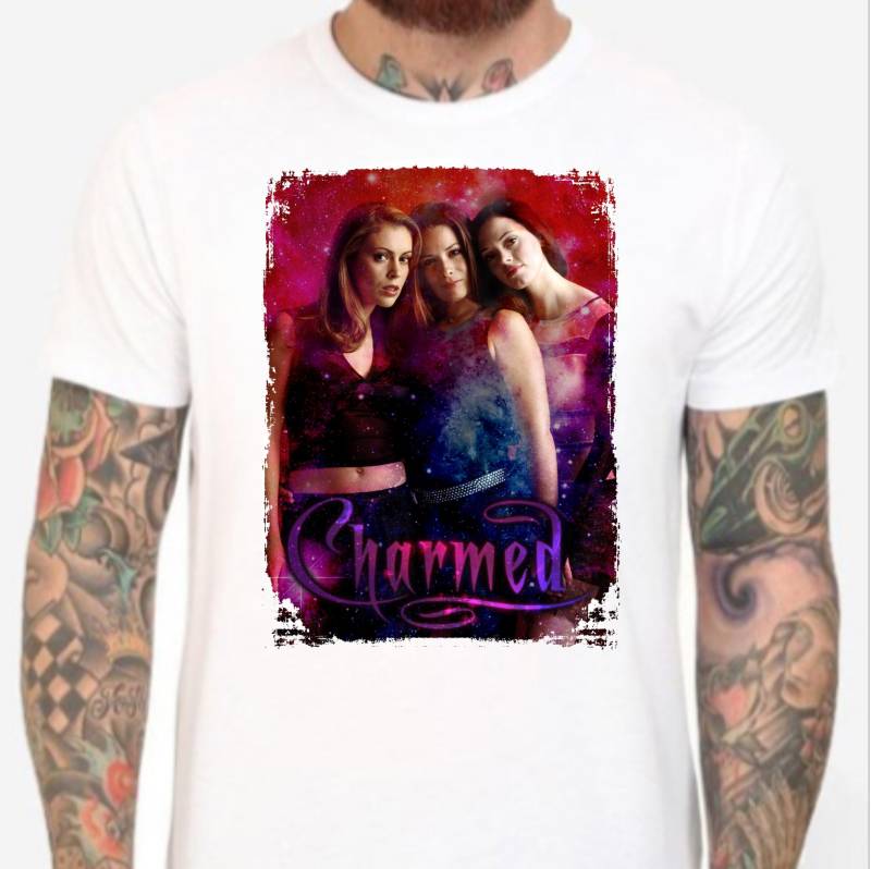 Charmed - Weißes T-Shirt. Paige, Phoebe Und Piper Herren & Damen Alle Größen von Hellmouth