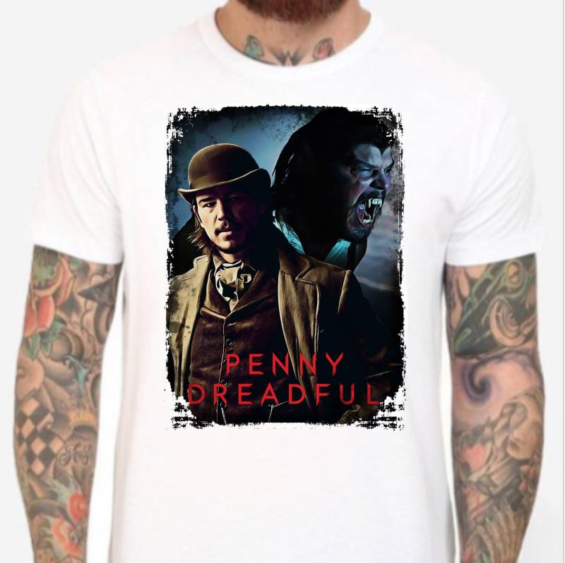 Penny Dreadful - Weißes T-Shirt. Ethan Chändler, Josh Hartnett. Werwolf. Grauen. Herren & Damen Alle Größen. S, M, L, Xl, Xxl von Hellmouth
