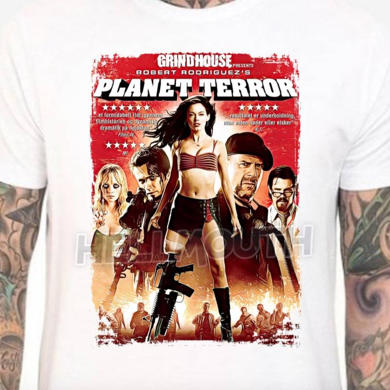 Planet Schrecken - Weißes T-Shirt. Rose Mcgowan, Kirschliebling. Herren & Damen Alle Größen von Hellmouth