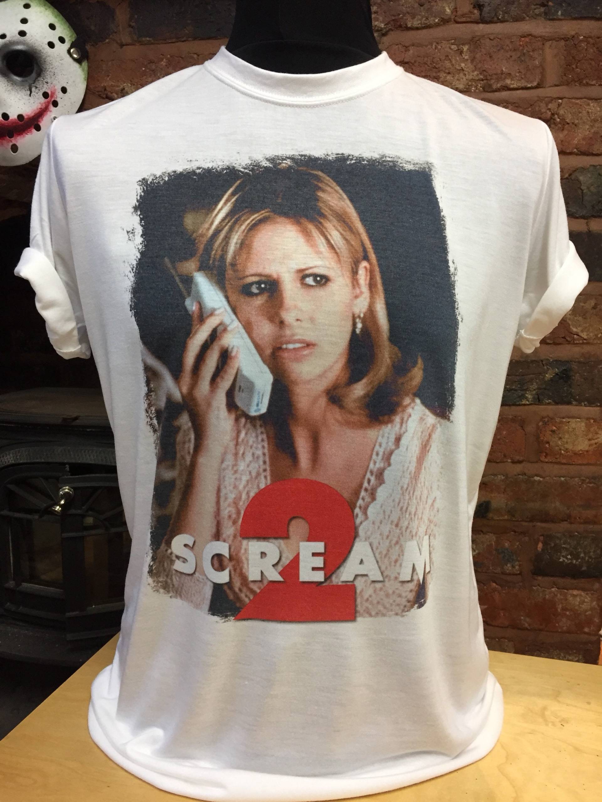 Screme 2 - Weißes T-Shirt. Cici, Sarah Michelle Gellar. Herren & Damen Alle Größen von Hellmouth