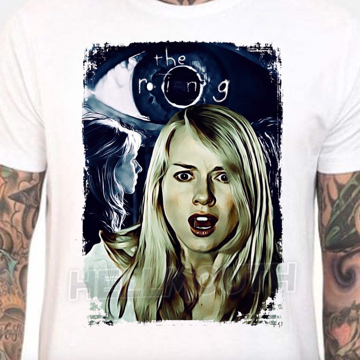 The Ring - Weißes T-Shirt. Rahel. Naomi Watts. Grauen. Herren & Damen Alle Größen von Hellmouth