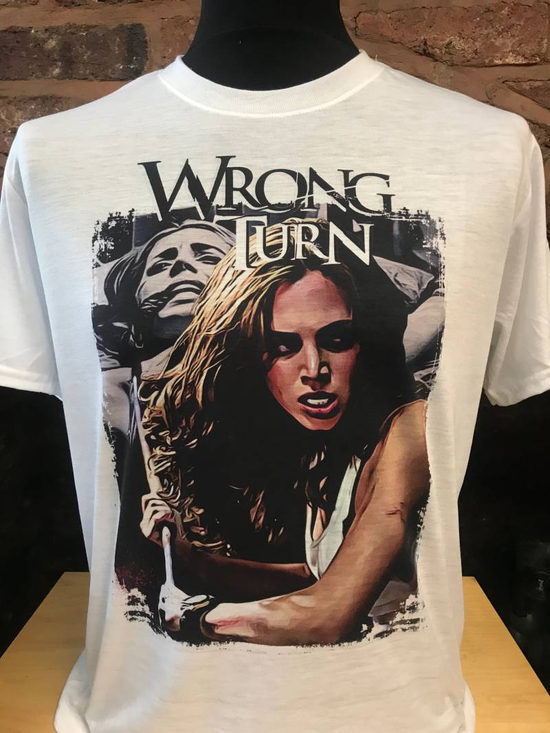 Wrong Turn - Weißes T-Shirt. Jessie, Eliza Dushku. Grauen. Herren & Damen Alle Größen von Hellmouth