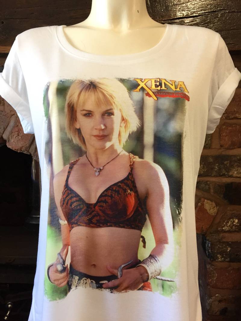 xena Warrior Princess - Gabrielle Weißes T-Shirt. Herren- Und Damengrößen, Renee O'connor von Hellmouth