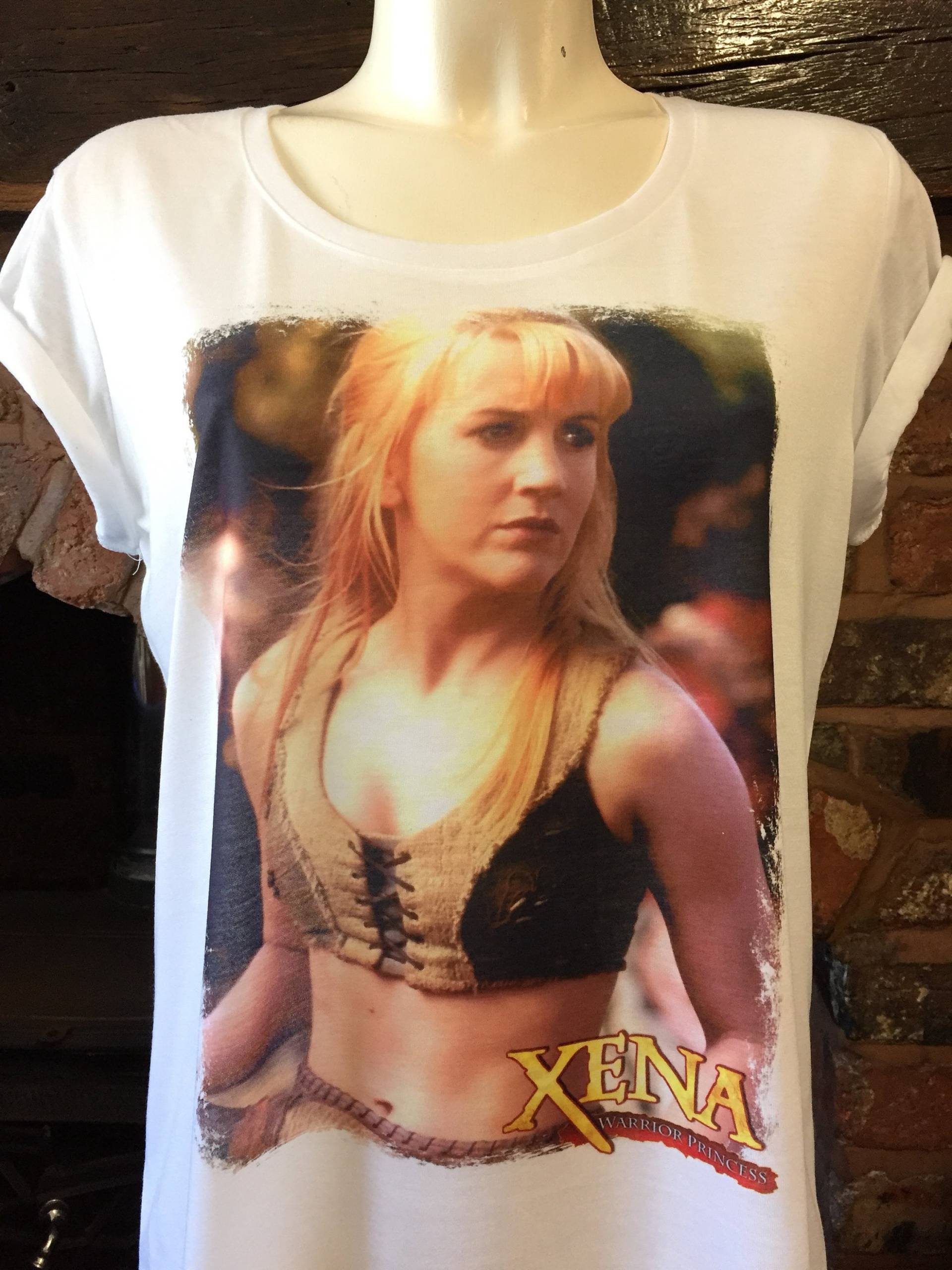 xena Warrior Princess - Gabrielle Weißes T-Shirt. Herren- Und Damengrößen, Renee O'connor von Hellmouth