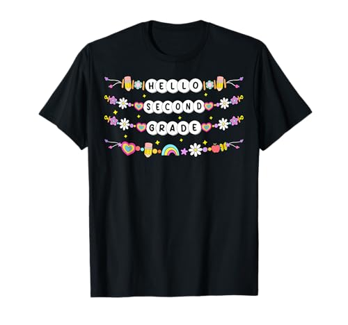 Hello Second Grade Freundschaftsarmbänder Back To School Kids T-Shirt Hello Second Grade Freundschaftsarmbänder Back To School Kids T-Shirt von Hello 2nd Grade Back to School Tee Teacher Student