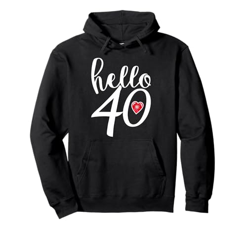 Hallo 40 Geburtstag Damen Hallo vierzig Jahre alt 1985 Vintage Pullover Hoodie Hallo 40 Geburtstag Damen Hallo vierzig Jahre alt 1985 Vintage Pullover Hoodie von Hello 40 Birthday Women Hello forty 1985 . Co.