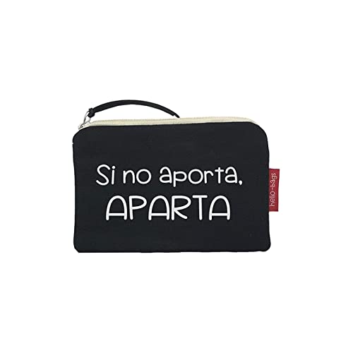 Geldbörse, Schwarz, Pequeño, Modern von hello-bags