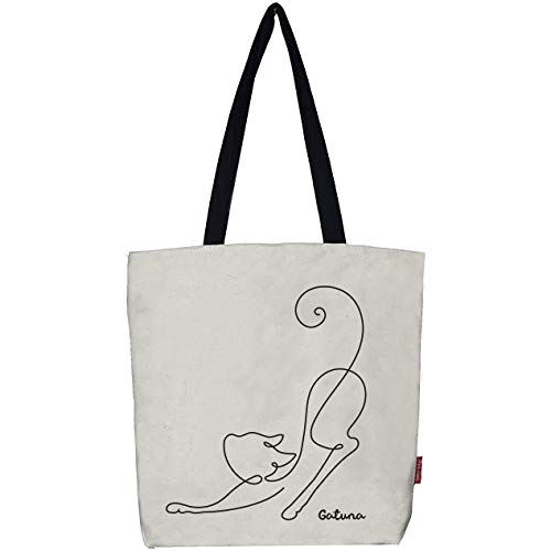 hello-bags Damen B-003-GATUNA Tote Bag, Ekrü von hello-bags