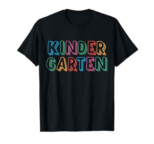 Erster Tag des Kindergartens Lehrer Schüler Kinder Jungen Mädchen T-Shirt Erster Tag des Kindergartens Lehrer Schüler Kinder Jungen Mädchen T-Shirt von Hello Kindergarten Team Kindergartener Apparel