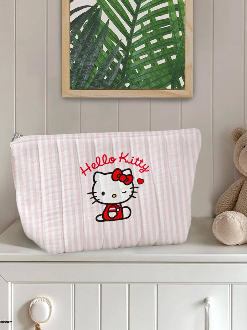 Gestreifter Kinder Waschbeutel HELLO KITTY von Hello Kitty