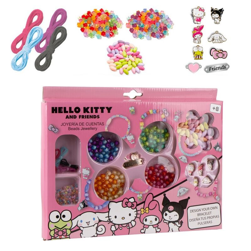 Hello Kitty - Anime Armband - Helloy Kitty And Friends - Kuromi - DIY - Armband Set - multicolor  - Lizenzierter Fanartikel von Hello Kitty