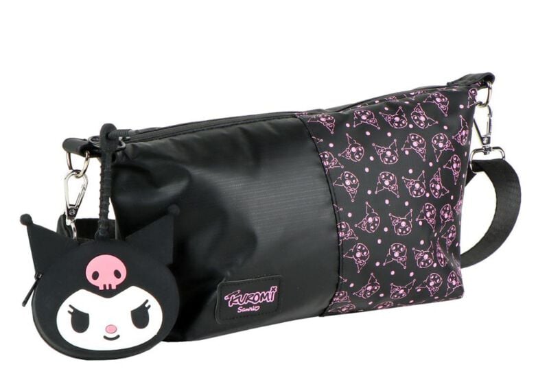 Hello Kitty - Anime Handtasche - Kuromi - schwarz  - Lizenzierter Fanartikel von Hello Kitty