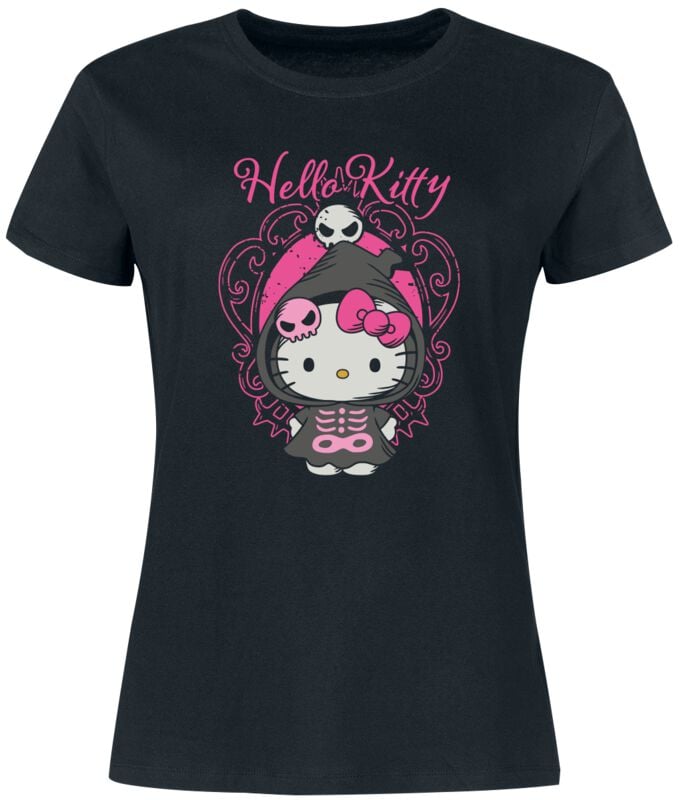 Hello Kitty - Anime T-Shirt - S bis 3XL - für Damen - Größe L - schwarz - EMP exklusives Merchandise! Hello Kitty - Anime T-Shirt - S bis 3XL - für Damen - Größe L - schwarz - EMP exklusives Merchandise! von Hello Kitty