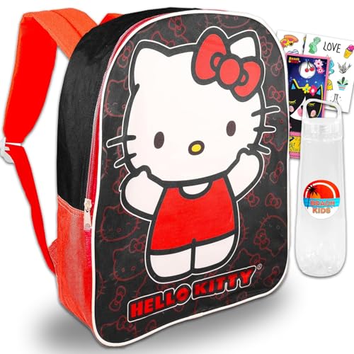 Hello Kitty Backpack Set for Girls - Bundle with Hello Kitty Backpack, Temporary Tattoos, Keychain, More | Hello Kitty Backpack for School Hello Kitty Backpack Set for Girls - Bundle with Hello Kitty Backpack, Temporary Tattoos, Keychain, More | Hello Kitty Backpack for School von Hello Kitty