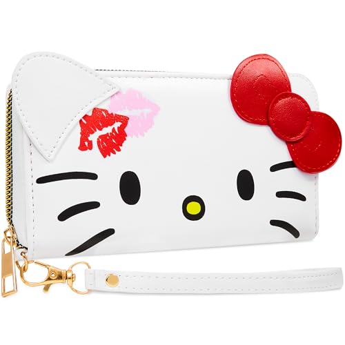 Hello Kitty Damen Portemonnaie mit Reißverschluss - Geschenke für sie von Hello Kitty