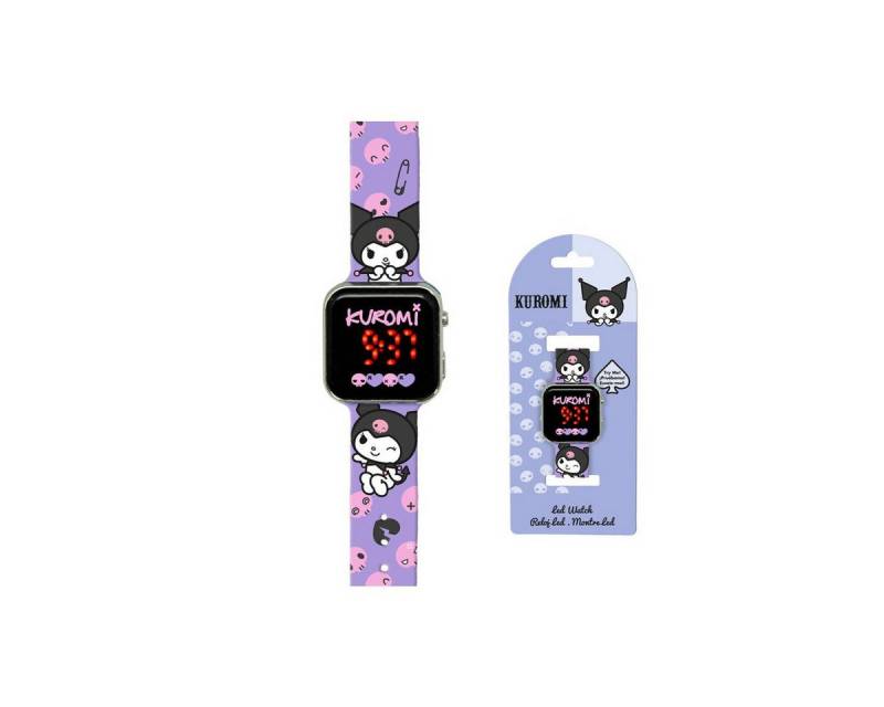 Hello Kitty Digitaluhr Hello Kitty Kuromi digitale LED-Uhr – Stilvolle Armbanduhr für Kinder, (1-tlg) von Hello Kitty