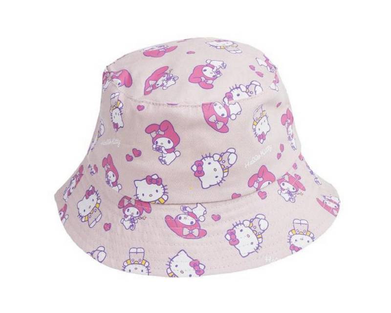 Hello Kitty Fischerhut Fischerhut Kinder Sommerhut & Sonnenkappe mit UV-Schutz von Hello Kitty