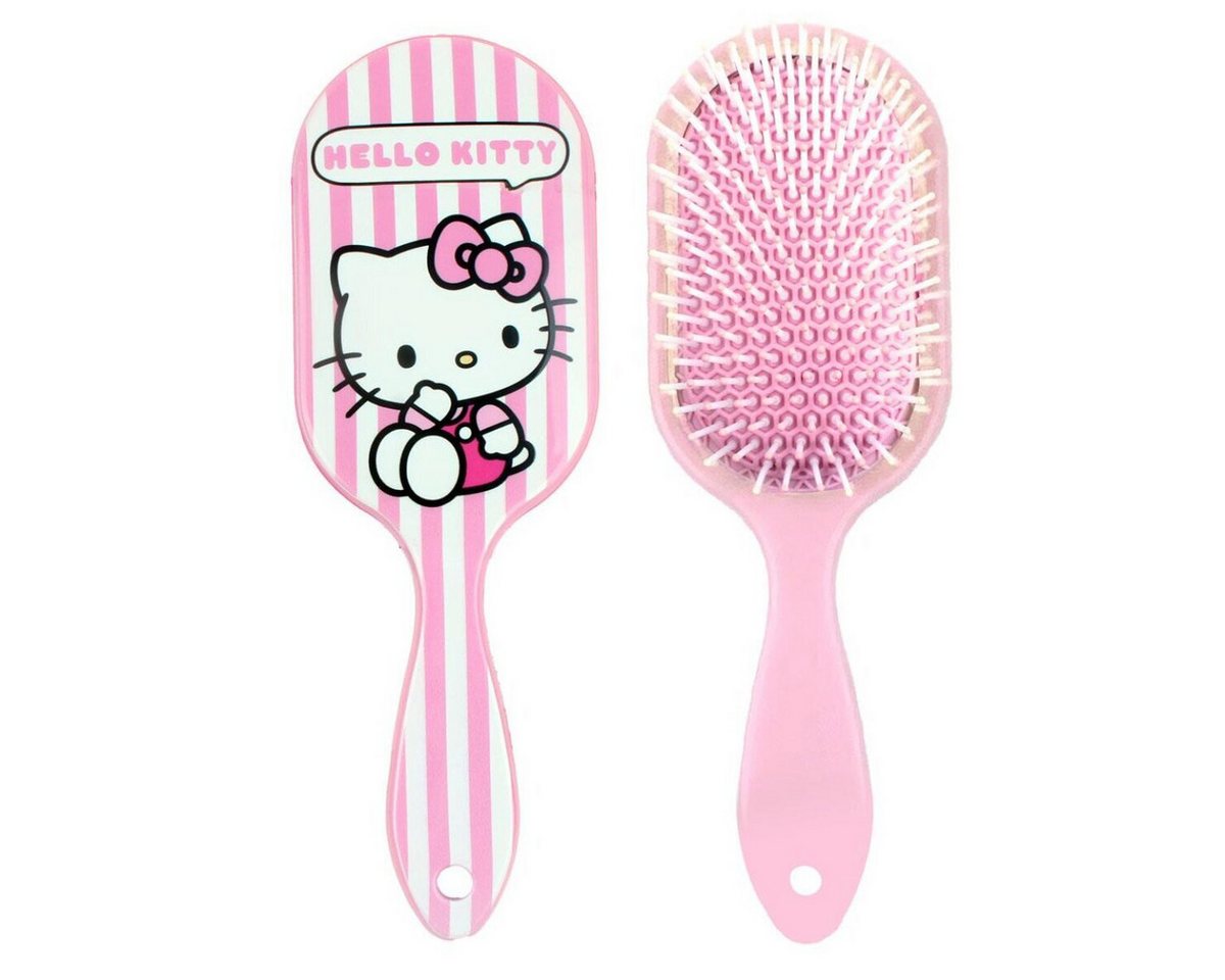 Hello Kitty Haarbürste Hello Kitty Haarbürste Rechteckige Kinderbürste für Mädchen mit Motiv von Hello Kitty