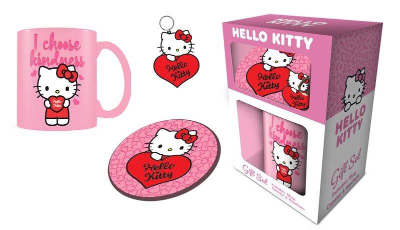 Hello Kitty Hello Kitty (My Heart) Geschenk-Set Fanpaket multicolor von Hello Kitty