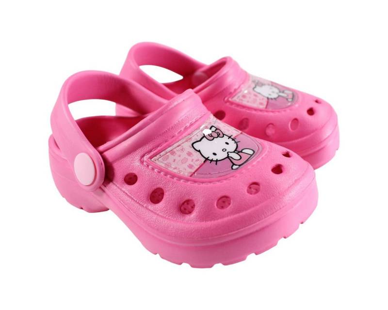 Hello Kitty Hello Kitty Kinder Clogs Sandalen Badeschuhe Latschen 22-33 in Rosa Clog von Hello Kitty