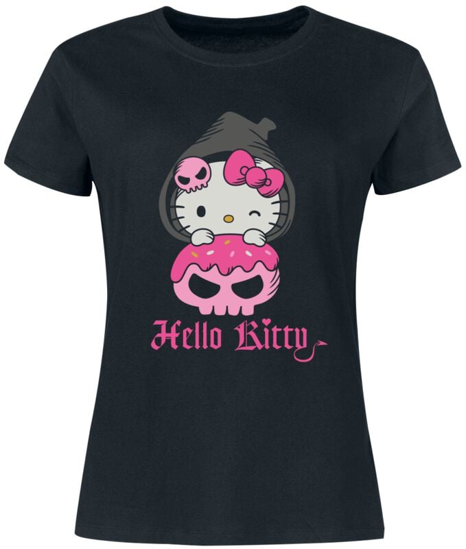Hello Kitty Hello Kitty T-Shirt schwarz in M von Hello Kitty