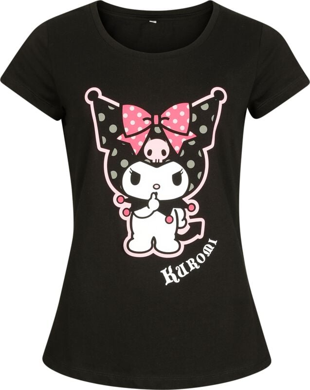 Hello Kitty Hello Kitty and Friends - Kuromi T-Shirt schwarz in 3XL von Hello Kitty