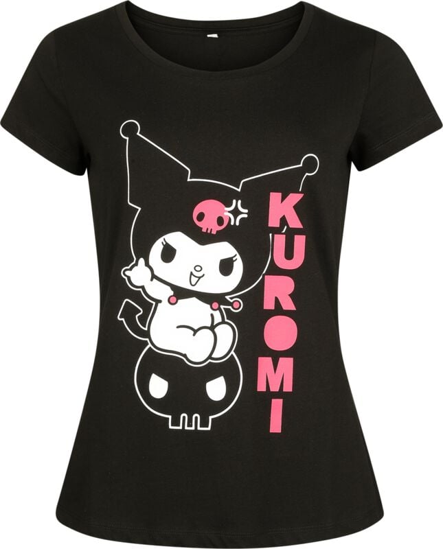 Hello Kitty Hello Kitty and Friends - Kuromi T-Shirt schwarz in XL von Hello Kitty