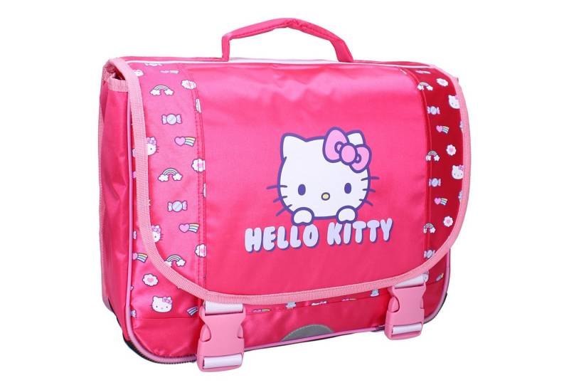 Hello Kitty Kinderrucksack Follow The Rainbow Schulrucksack – Stylischer Rucksack für Mädchen von Hello Kitty