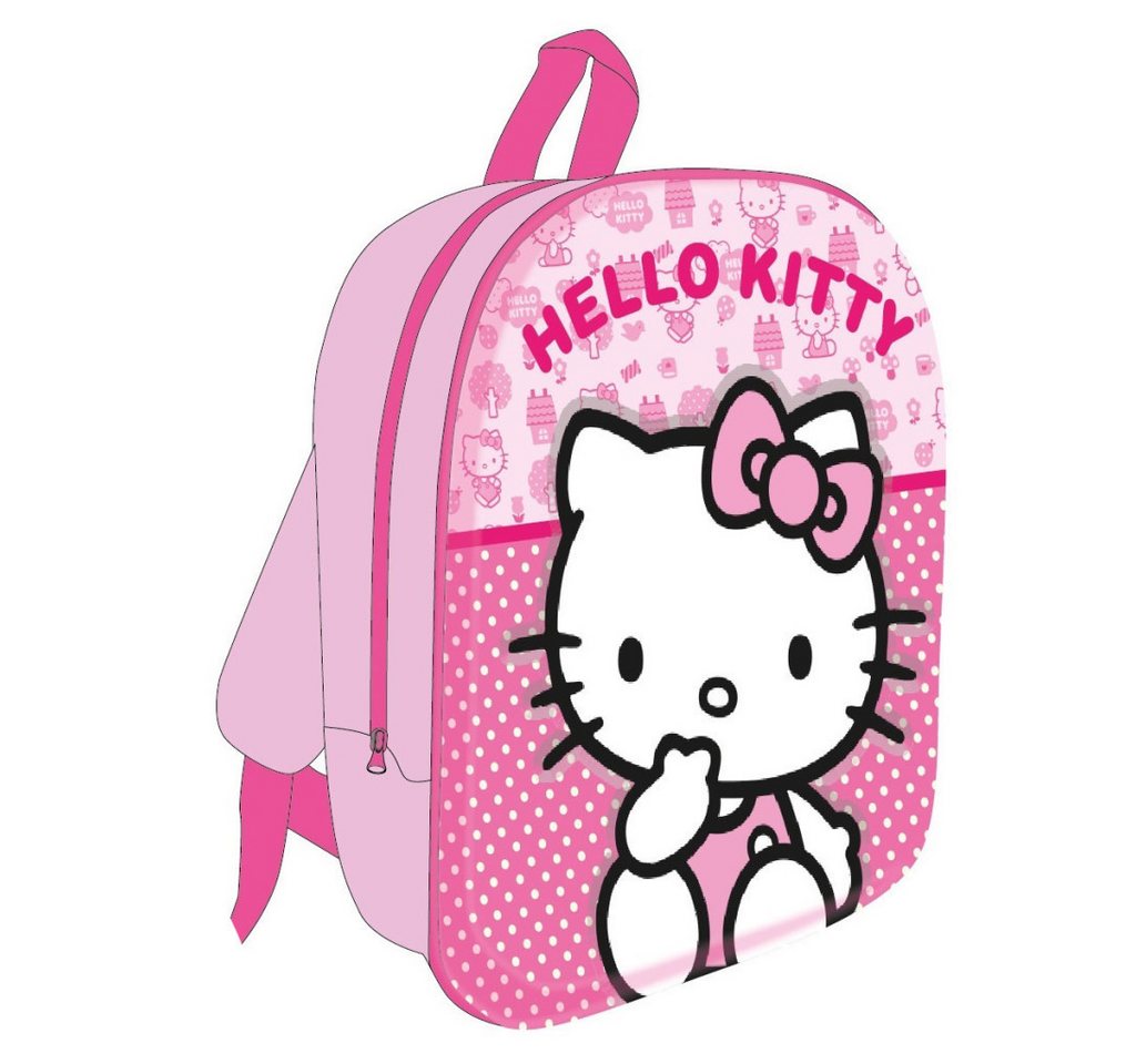 Hello Kitty Kinderrucksack Hello Kitty 3D Rucksack Kinder Schulrucksack Backpack von Hello Kitty