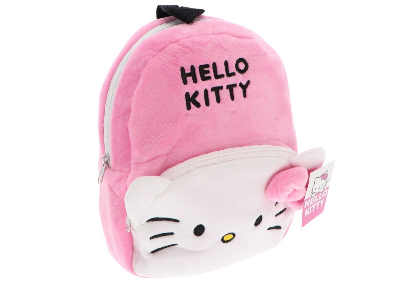 Hello Kitty Kinderrucksack Kinder Rucksack aus weichem Plüschmaterial 3 bis 12 Jahre von Hello Kitty