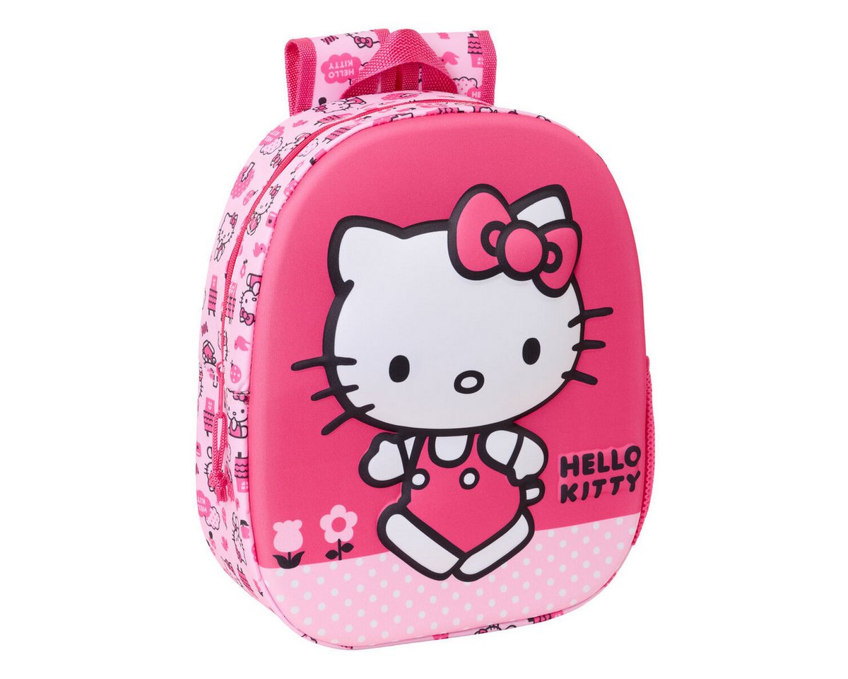 Hello Kitty Kinderrucksack Kinderrucksack Kindergartentasche Rucksack Hello Kitty Rosa 27 x 33 x von Hello Kitty