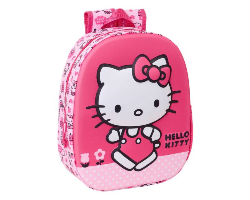 Hello Kitty Kinderrucksack Kinderrucksack Kindergartentasche Rucksack Hello Kitty Rosa 27 x 33 x von Hello Kitty