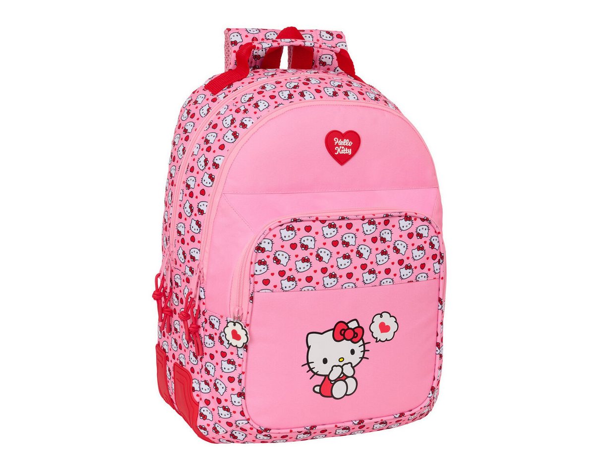 Hello Kitty Kinderrucksack Kinderrucksack Rucksack Hello Kitty Rosa 32x42x15 cm von Hello Kitty