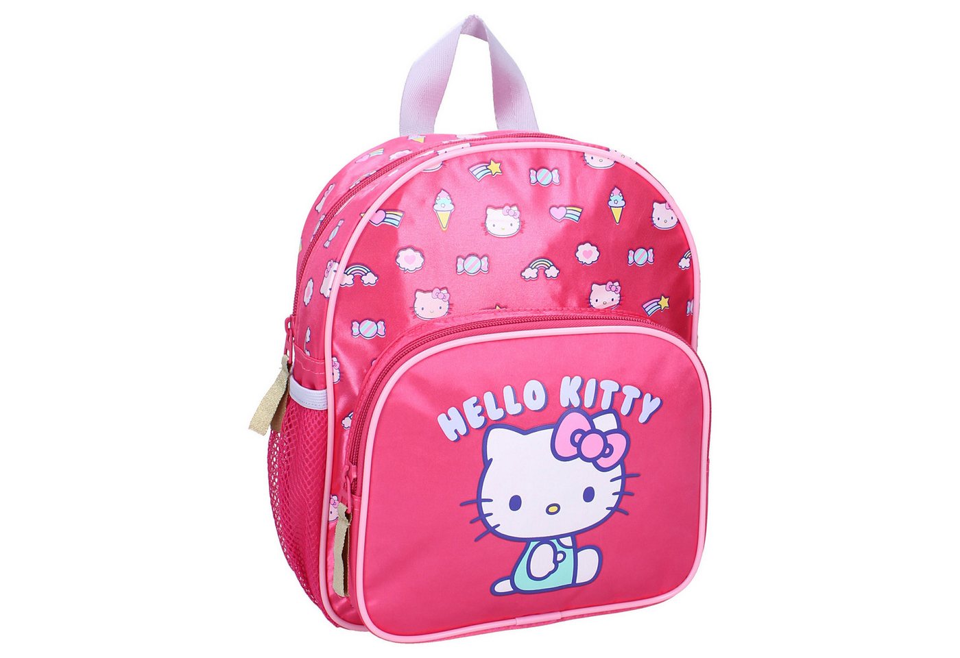 Hello Kitty Kinderrucksack Rucksack – Mit geräumigem Hauptfach und verstellbaren Schultergurten von Hello Kitty