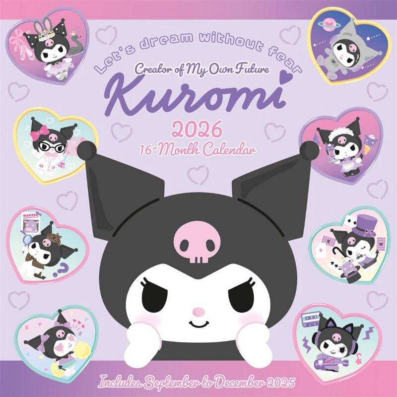 Hello Kitty Kuromi - Dream Without Fear Wandkalender multicolor von Hello Kitty
