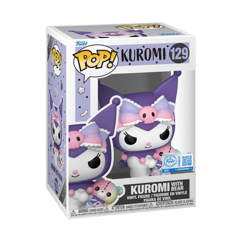 Hello Kitty Kuromi With Bear Vinyl Figur 129 Funko Pop! multicolor von Hello Kitty