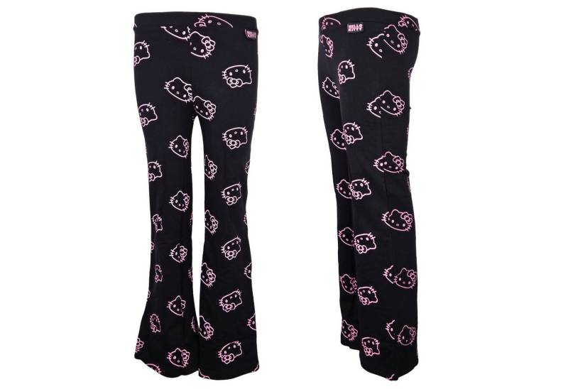 Hello Kitty Leggings Hello Kitty Mädchen Leggings Schlaghose Hose Gr. 134 bis 170 von Hello Kitty