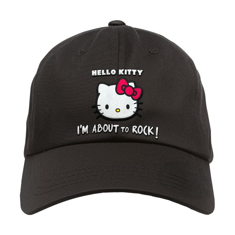 Hello Kitty Metal-Kids - I'm About To Rock Cap schwarz von Hello Kitty