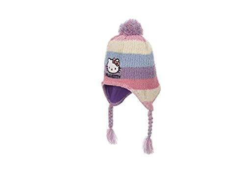 Hello Kitty Peruanische Wintermütze (54, lila) von Hello Kitty