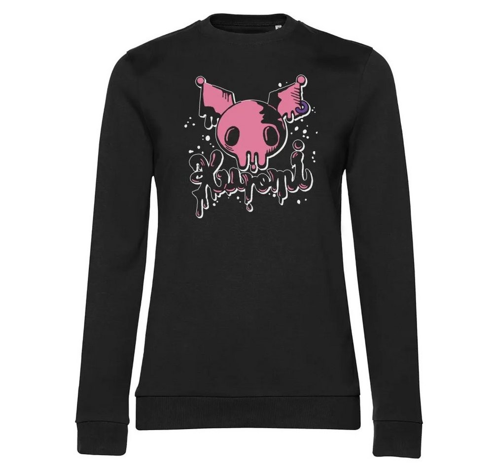Hello Kitty Rundhalspullover Kuromi Splash Girly Sweatshirt von Hello Kitty