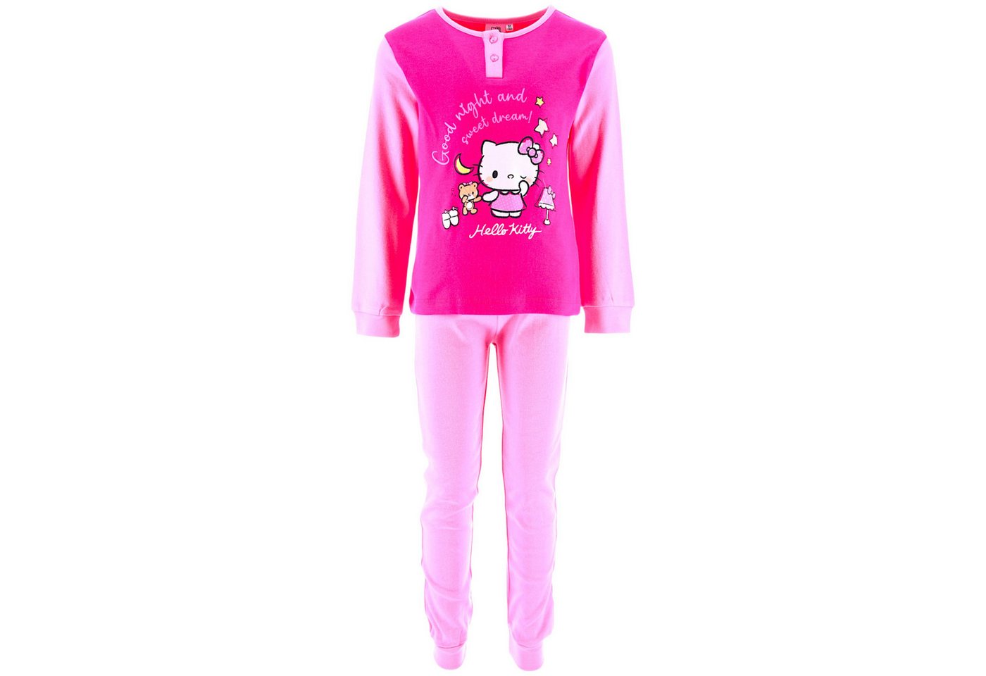 Hello Kitty Schlafanzug In Geschenkverpackung (2 tlg) Mädchen Pyjama langarm Gr. 98 - 128 cm von Hello Kitty