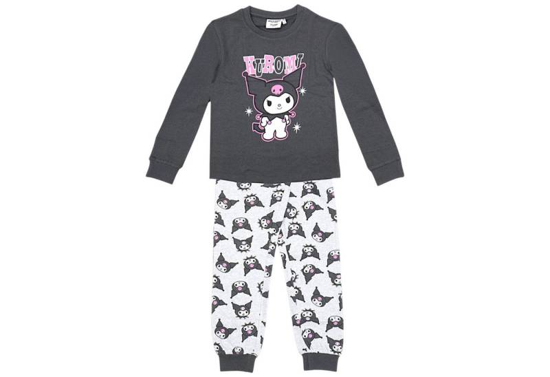 Hello Kitty Schlafanzug Kuromi (2 tlg) Mädchen Pyjama langarm Gr. 116 - 158 cm von Hello Kitty