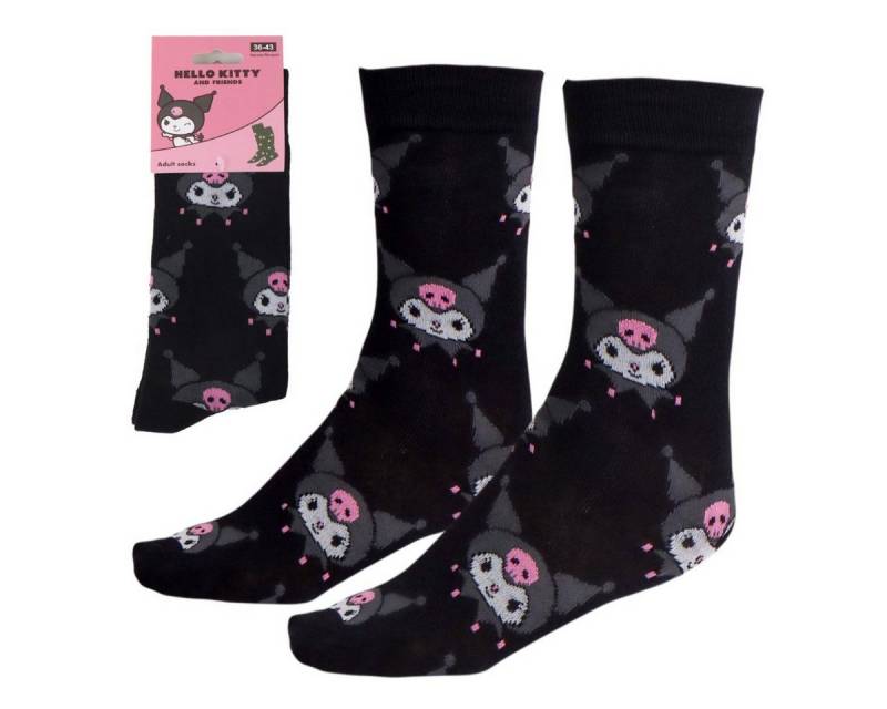 Hello Kitty Socken 1 Paar Socken mit komfortabler Passform in Größe 36–43 von Hello Kitty