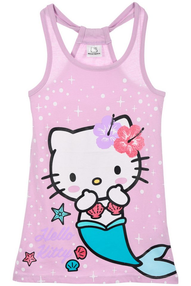 Hello Kitty Sommerkleid Hello Kitty Meerjungfrau Mädchen Jerseykleid Gr. 104-140 cm von Hello Kitty