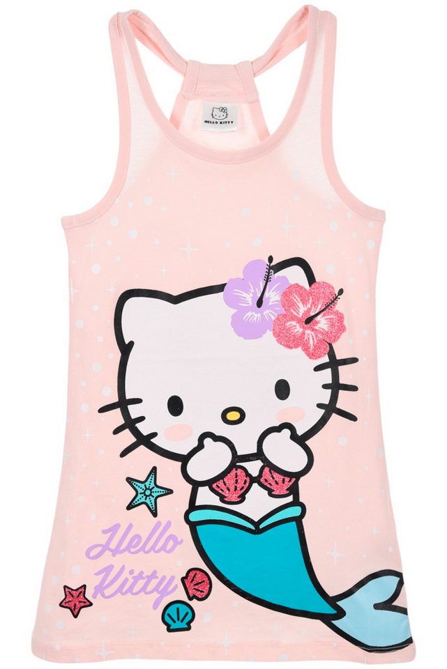 Hello Kitty Sommerkleid Hello Kitty Meerjungfrau Mädchen Jerseykleid Gr. 104-140 cm von Hello Kitty