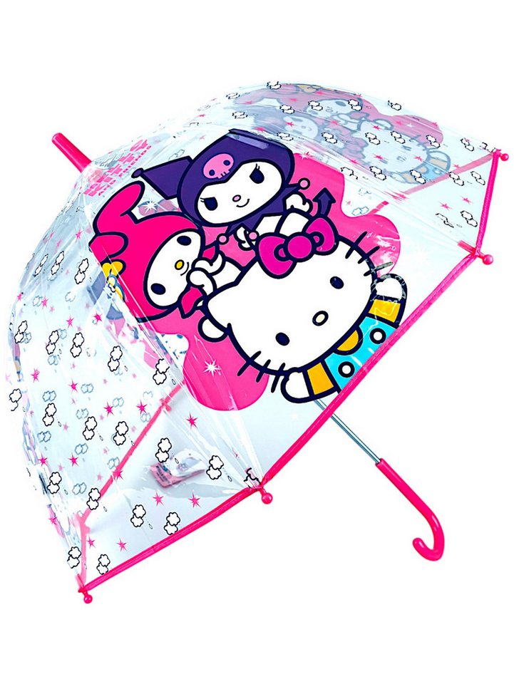 Hello Kitty Stockregenschirm Hello Kity & Friends, Mädchen Regenschirm Kuppelschirm Ø 70, L.: 68 cm Hello Kitty Stockregenschirm Hello Kity & Friends, Mädchen Regenschirm Kuppelschirm Ø 70, L.: 68 cm von Hello Kitty