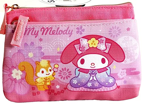 Melody Two Zippered Pockets Case Coin Cash Card Wallet Purse Small Makeup Pouch Japanese Style Melody Two Zippered Pockets Case Coin Cash Card Wallet Purse Small Makeup Pouch Japanese Style von Hello Kitty