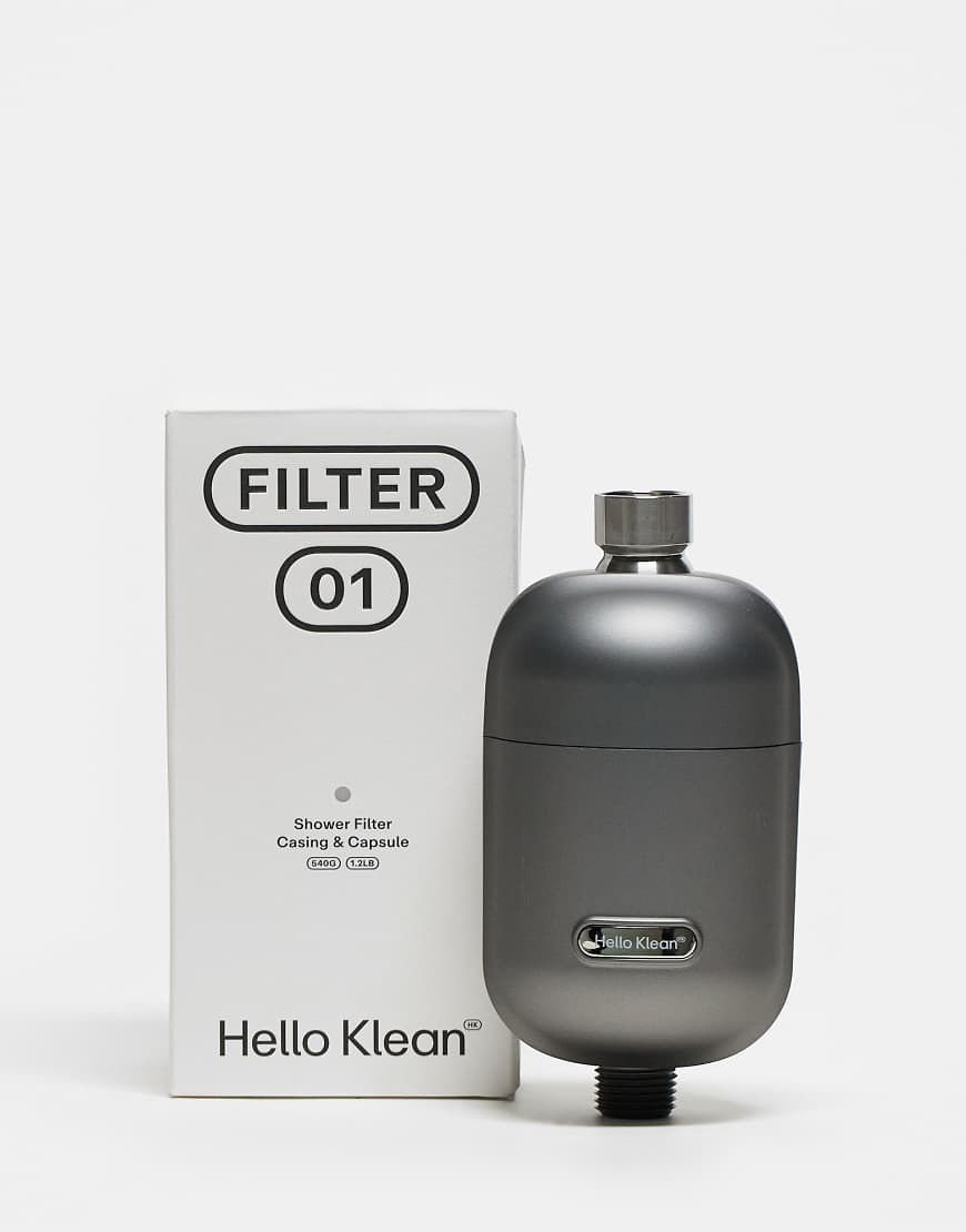 Hello Klean - Chromfarbener Duschfilter-Grau von Hello Klean