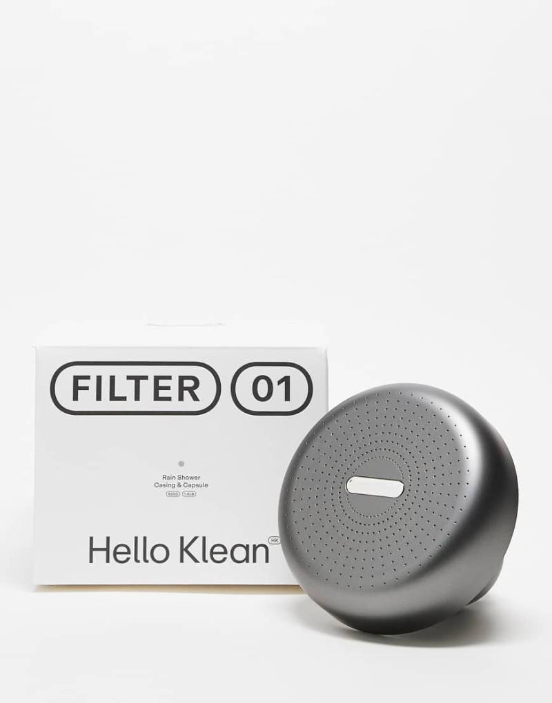 Hello Klean - Chromfarbener Regen-Duschkopf-Grau von Hello Klean