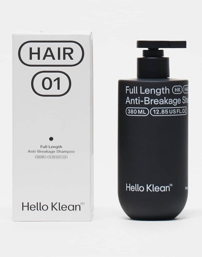 Hello Klean - Full Length Anti-breakage Hard Water - Shampoo, 380 ml-Keine Farbe von Hello Klean